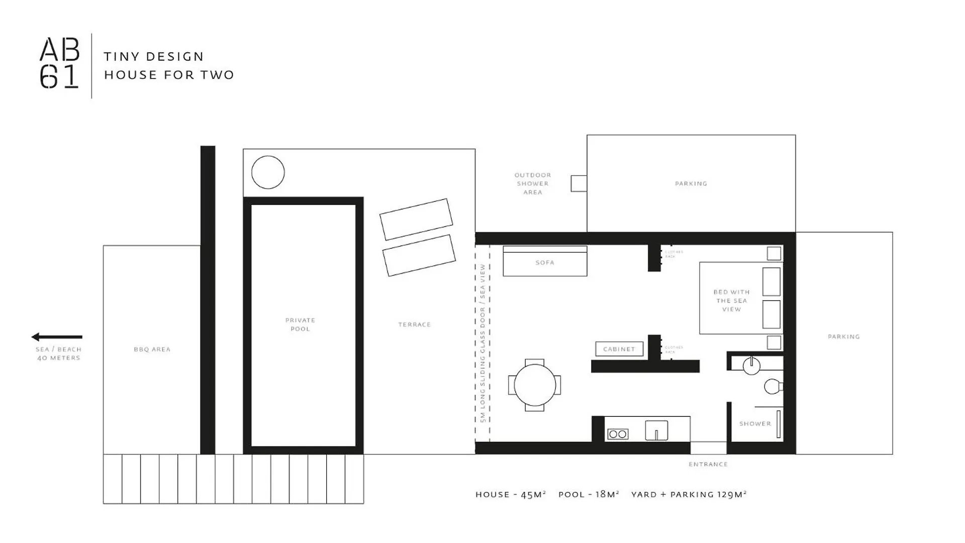 Ab61 Tiny Design House For Two Villa Jadranovo 0*,
